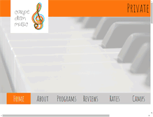 Tablet Screenshot of carpediemusic.com